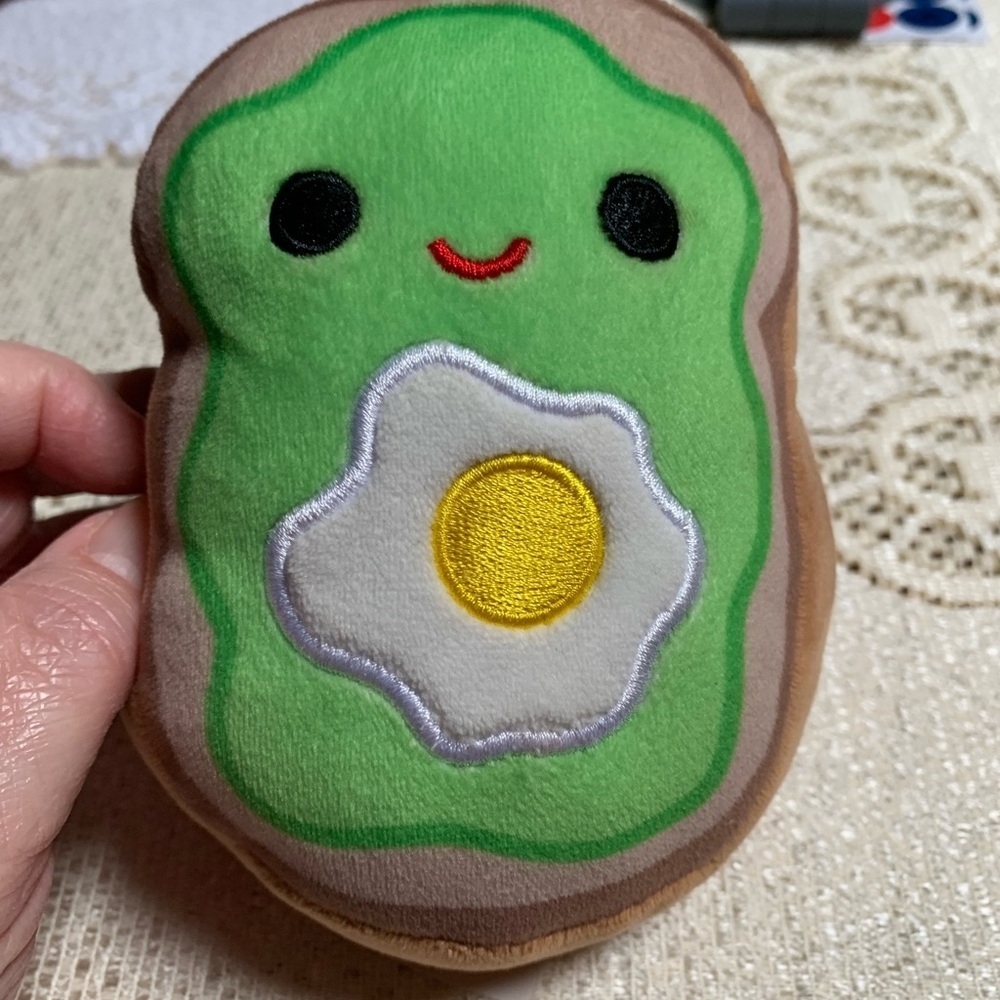 Squishmellow Stuffed Animal Cute Avocado Toast Plush